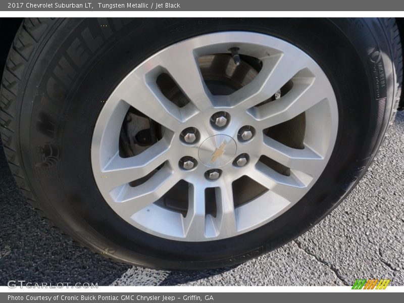 Tungsten Metallic / Jet Black 2017 Chevrolet Suburban LT