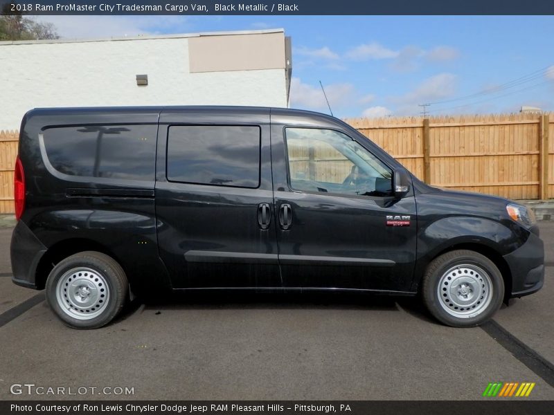  2018 ProMaster City Tradesman Cargo Van Black Metallic