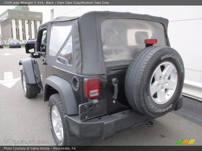 Black / Dark Slate Gray/Medium Slate Gray 2008 Jeep Wrangler X 4x4