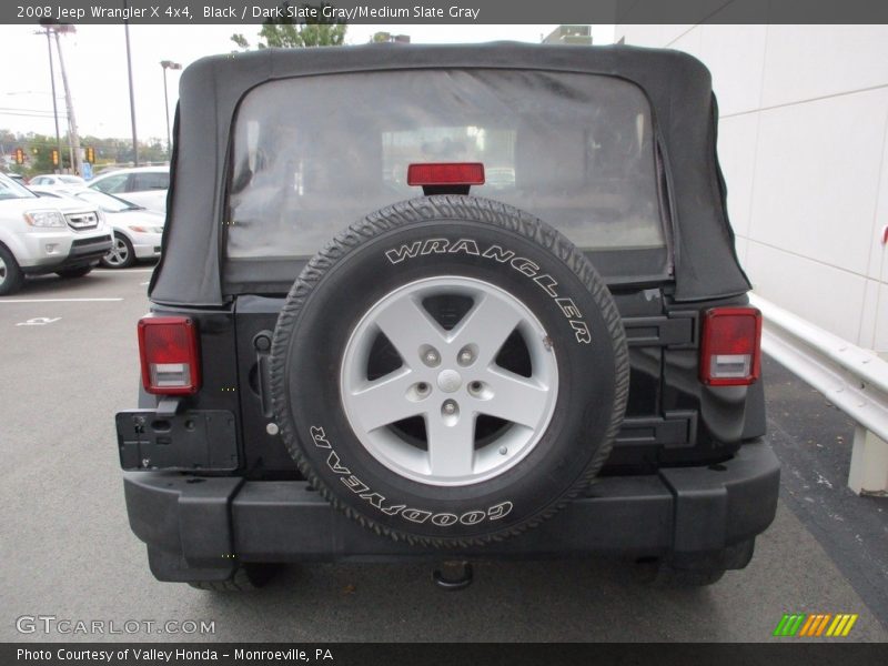 Black / Dark Slate Gray/Medium Slate Gray 2008 Jeep Wrangler X 4x4