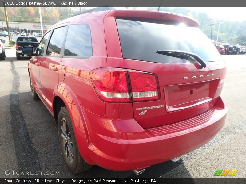 Redline / Black 2018 Dodge Journey SE AWD