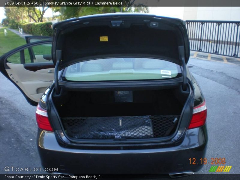 Smokey Granite Gray Mica / Cashmere Beige 2009 Lexus LS 460 L
