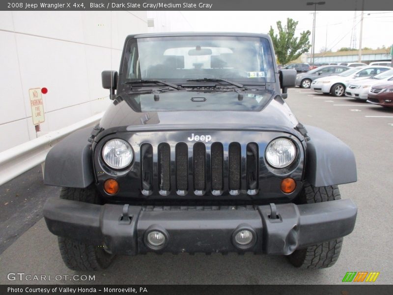 Black / Dark Slate Gray/Medium Slate Gray 2008 Jeep Wrangler X 4x4