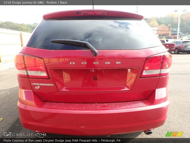 Redline / Black 2018 Dodge Journey SE AWD