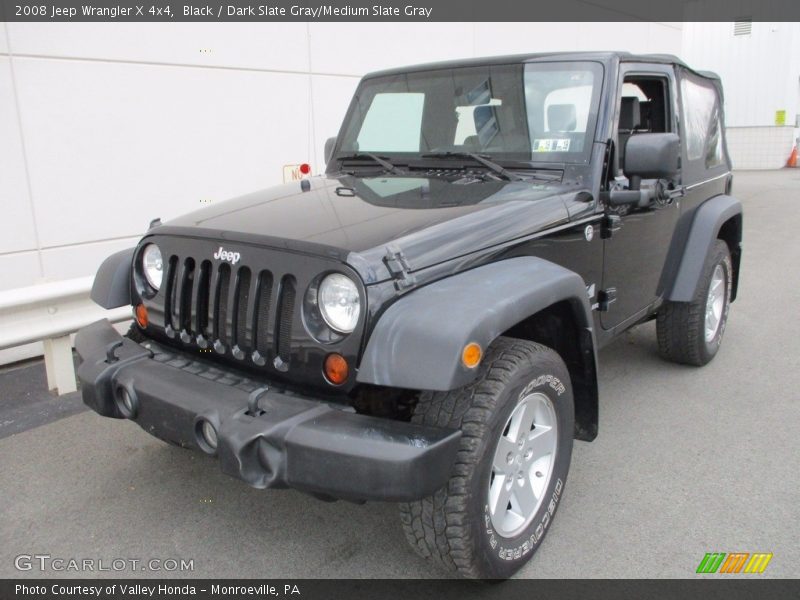 Black / Dark Slate Gray/Medium Slate Gray 2008 Jeep Wrangler X 4x4