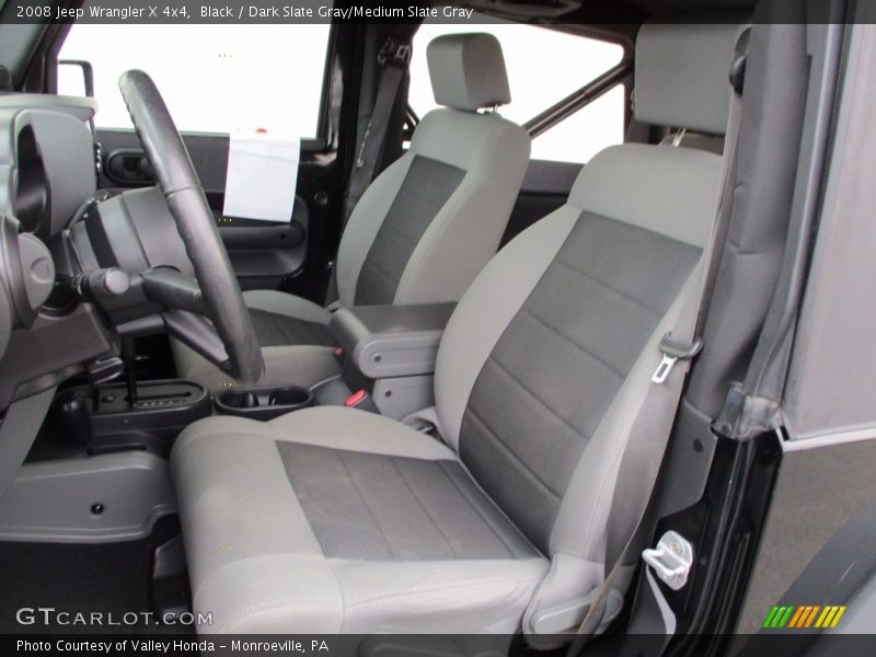 Black / Dark Slate Gray/Medium Slate Gray 2008 Jeep Wrangler X 4x4