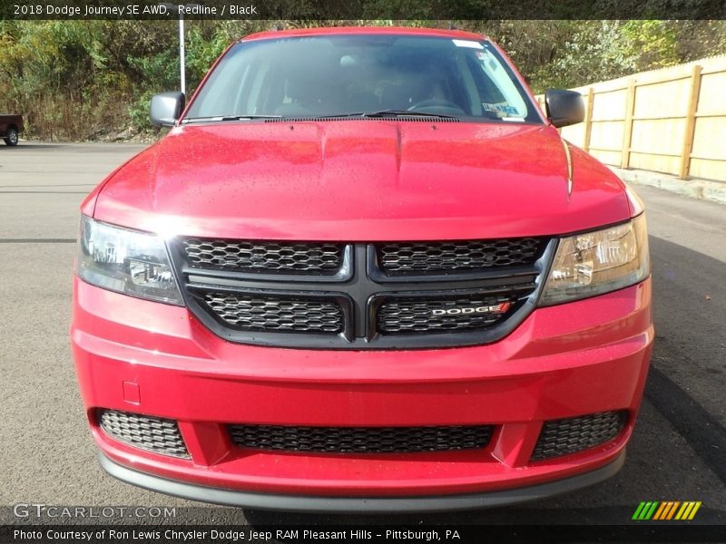 Redline / Black 2018 Dodge Journey SE AWD