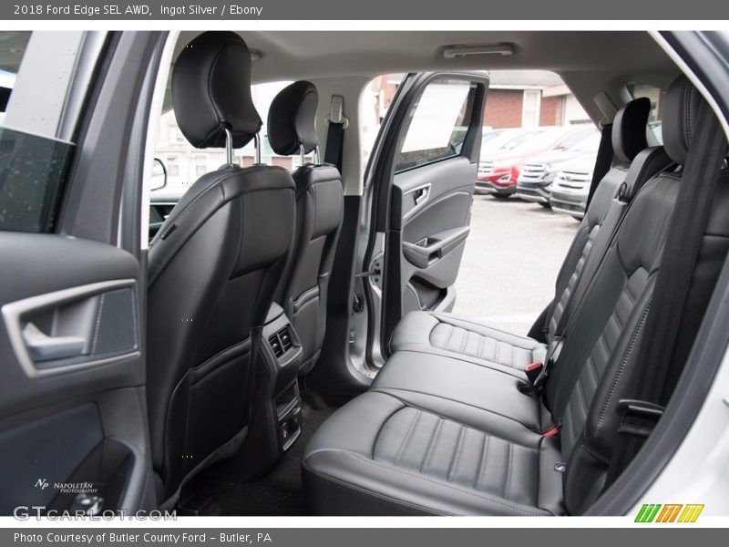 Ingot Silver / Ebony 2018 Ford Edge SEL AWD