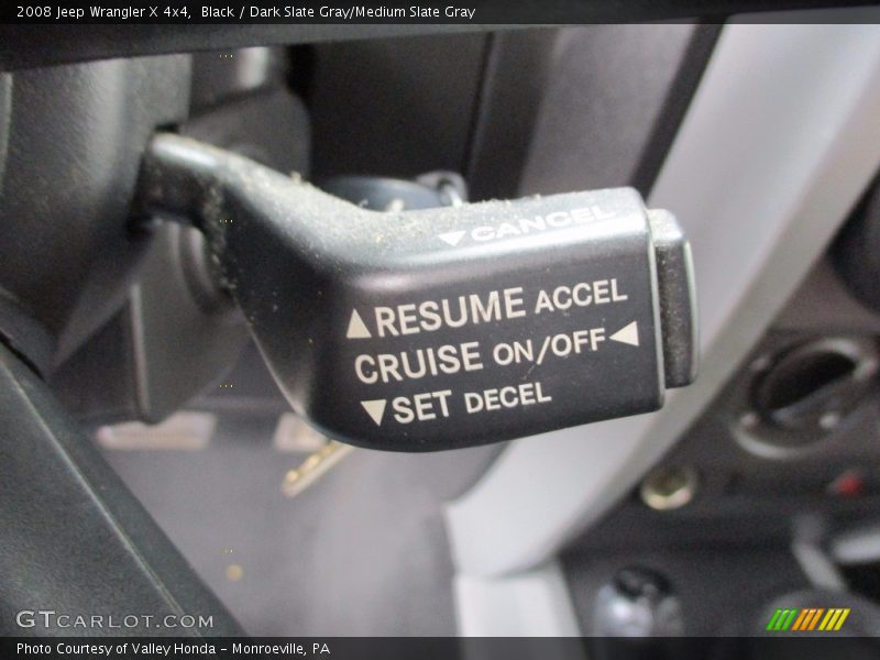 Black / Dark Slate Gray/Medium Slate Gray 2008 Jeep Wrangler X 4x4