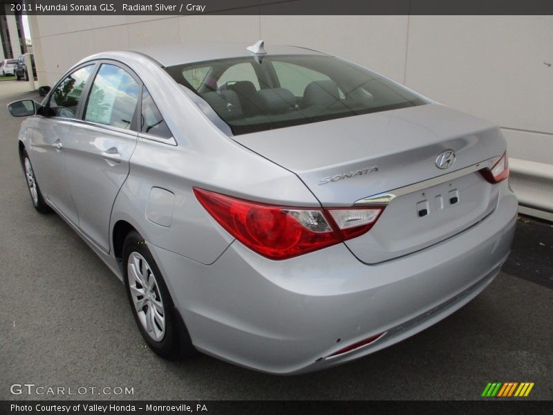 Radiant Silver / Gray 2011 Hyundai Sonata GLS