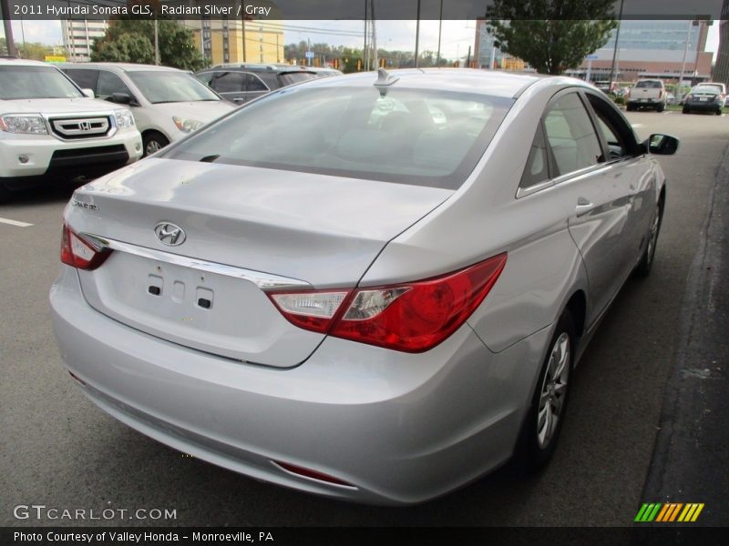 Radiant Silver / Gray 2011 Hyundai Sonata GLS