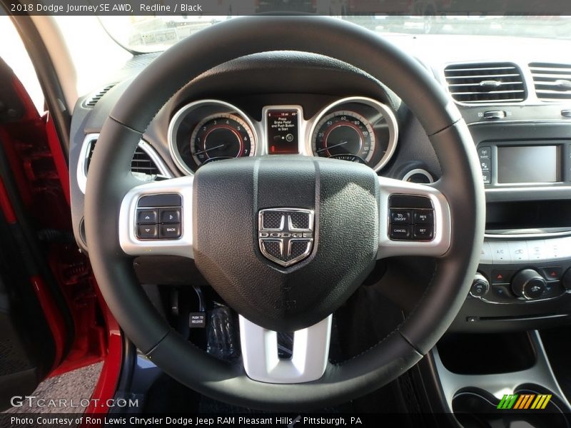 Redline / Black 2018 Dodge Journey SE AWD