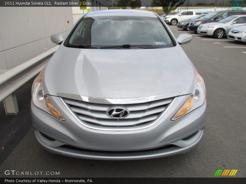 Radiant Silver / Gray 2011 Hyundai Sonata GLS