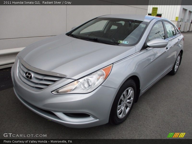 Radiant Silver / Gray 2011 Hyundai Sonata GLS