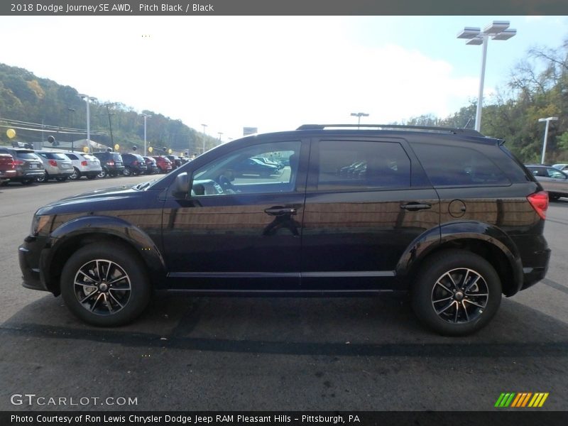 Pitch Black / Black 2018 Dodge Journey SE AWD