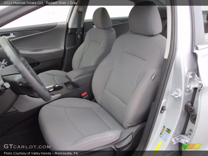 Radiant Silver / Gray 2011 Hyundai Sonata GLS