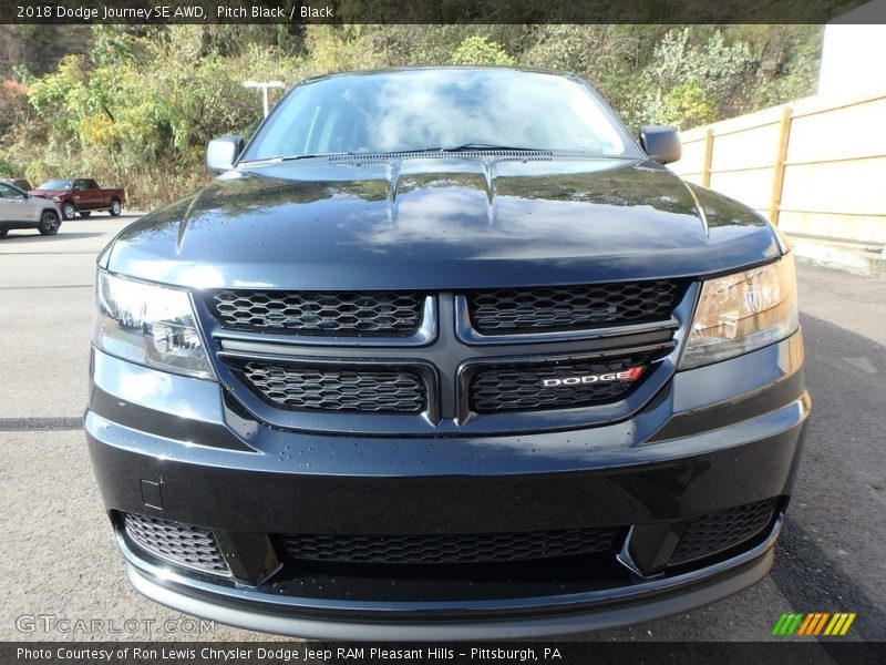 Pitch Black / Black 2018 Dodge Journey SE AWD