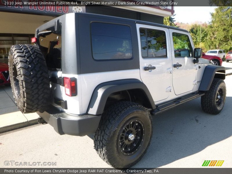 Bright Silver Metallic / Dark Slate Gray/Medium Slate Gray 2010 Jeep Wrangler Unlimited Rubicon 4x4