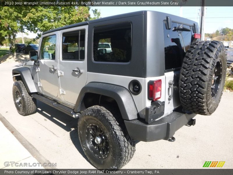 Bright Silver Metallic / Dark Slate Gray/Medium Slate Gray 2010 Jeep Wrangler Unlimited Rubicon 4x4
