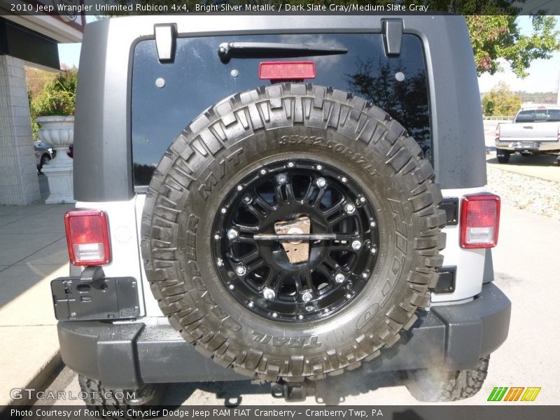Bright Silver Metallic / Dark Slate Gray/Medium Slate Gray 2010 Jeep Wrangler Unlimited Rubicon 4x4
