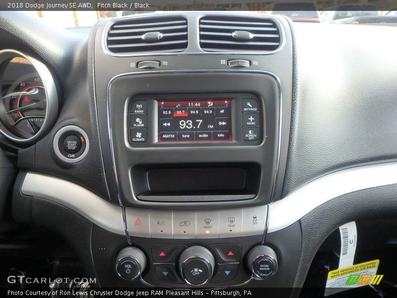 Pitch Black / Black 2018 Dodge Journey SE AWD