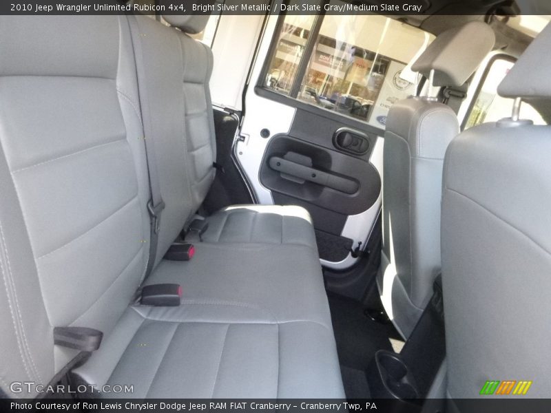 Bright Silver Metallic / Dark Slate Gray/Medium Slate Gray 2010 Jeep Wrangler Unlimited Rubicon 4x4