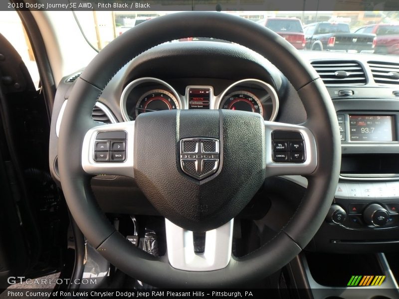 Pitch Black / Black 2018 Dodge Journey SE AWD