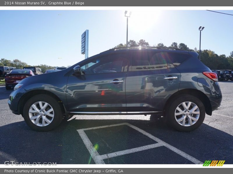 Graphite Blue / Beige 2014 Nissan Murano SV