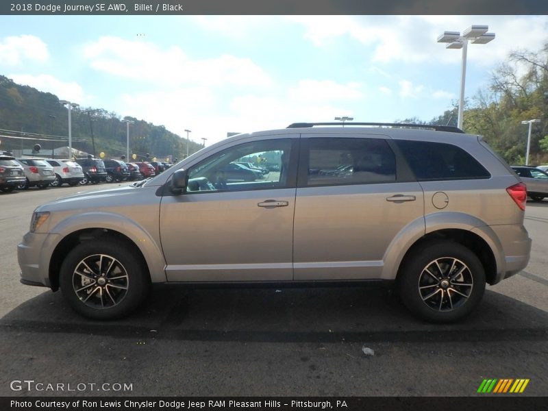 Billet / Black 2018 Dodge Journey SE AWD
