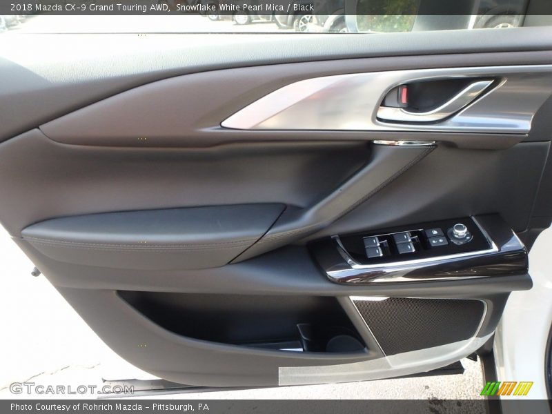 Snowflake White Pearl Mica / Black 2018 Mazda CX-9 Grand Touring AWD