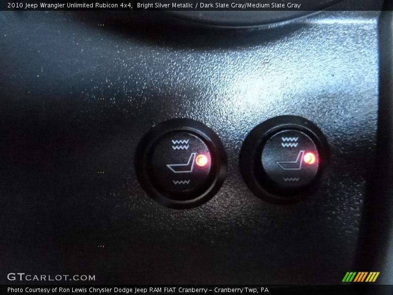 Bright Silver Metallic / Dark Slate Gray/Medium Slate Gray 2010 Jeep Wrangler Unlimited Rubicon 4x4