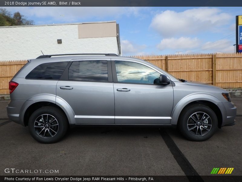 Billet / Black 2018 Dodge Journey SE AWD