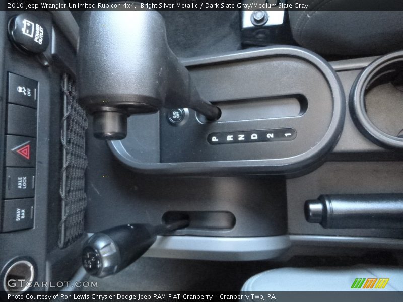 Bright Silver Metallic / Dark Slate Gray/Medium Slate Gray 2010 Jeep Wrangler Unlimited Rubicon 4x4