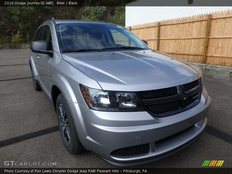 Billet / Black 2018 Dodge Journey SE AWD