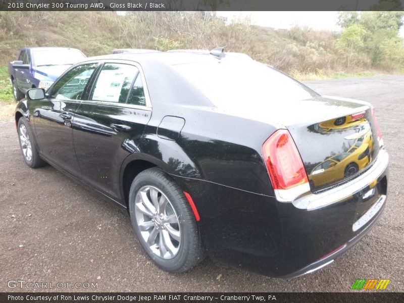 Gloss Black / Black 2018 Chrysler 300 Touring AWD