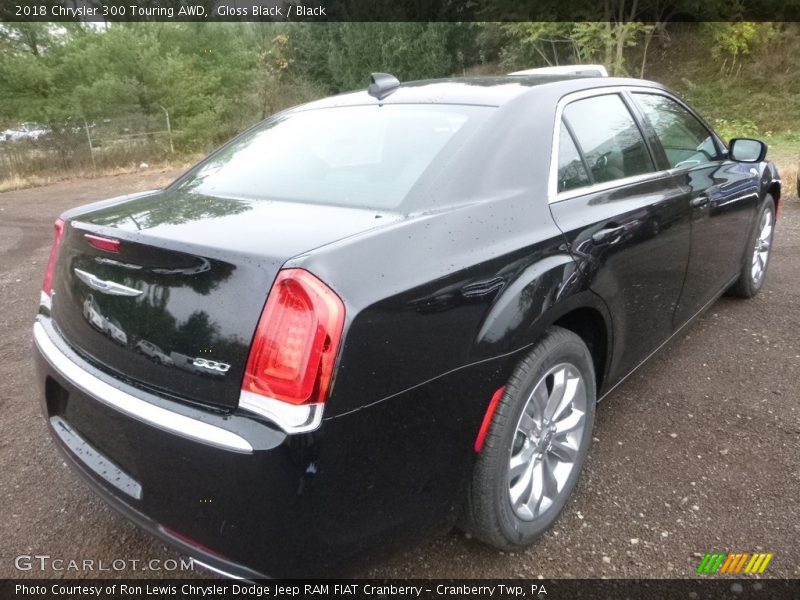 Gloss Black / Black 2018 Chrysler 300 Touring AWD