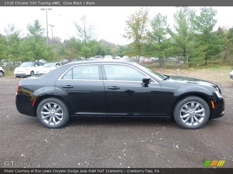 Gloss Black / Black 2018 Chrysler 300 Touring AWD