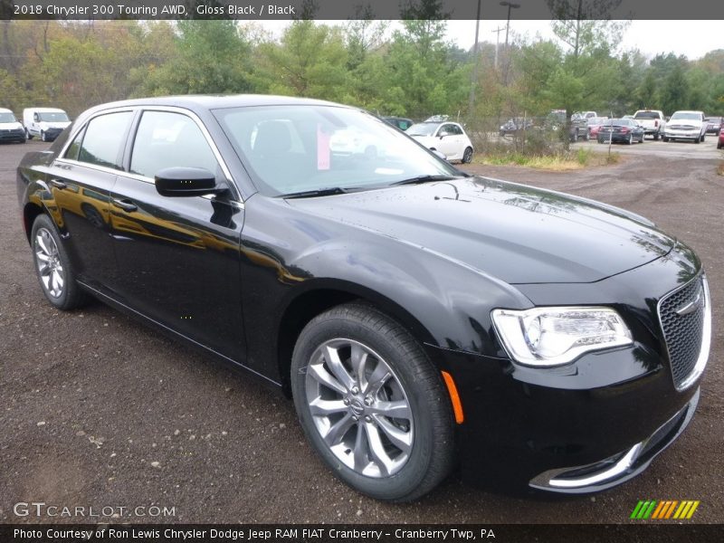 Gloss Black / Black 2018 Chrysler 300 Touring AWD