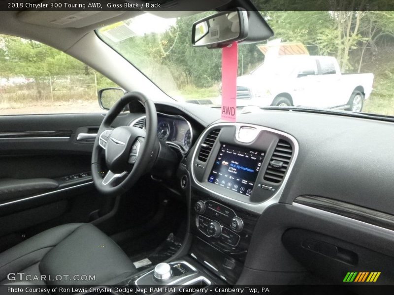 Gloss Black / Black 2018 Chrysler 300 Touring AWD