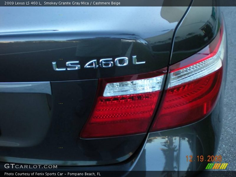 Smokey Granite Gray Mica / Cashmere Beige 2009 Lexus LS 460 L