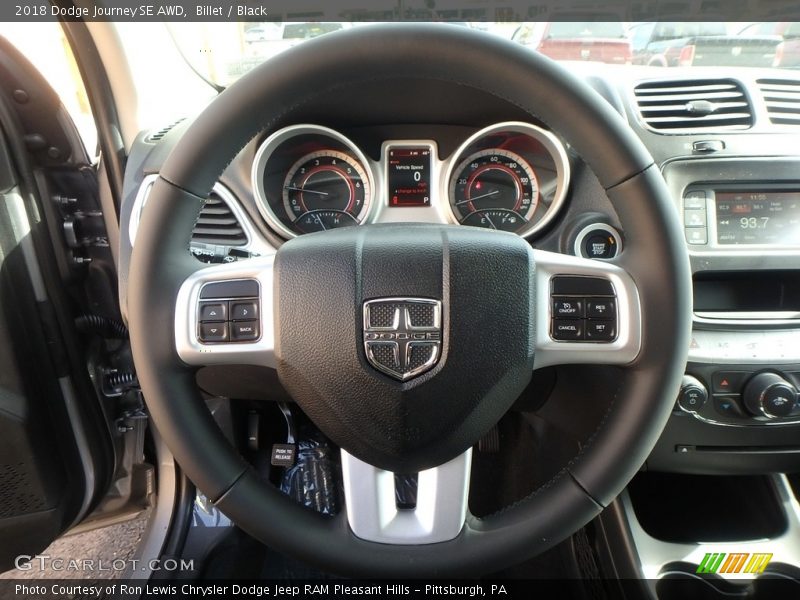 Billet / Black 2018 Dodge Journey SE AWD