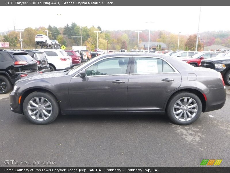 Granite Crystal Metallic / Black 2018 Chrysler 300 Touring AWD
