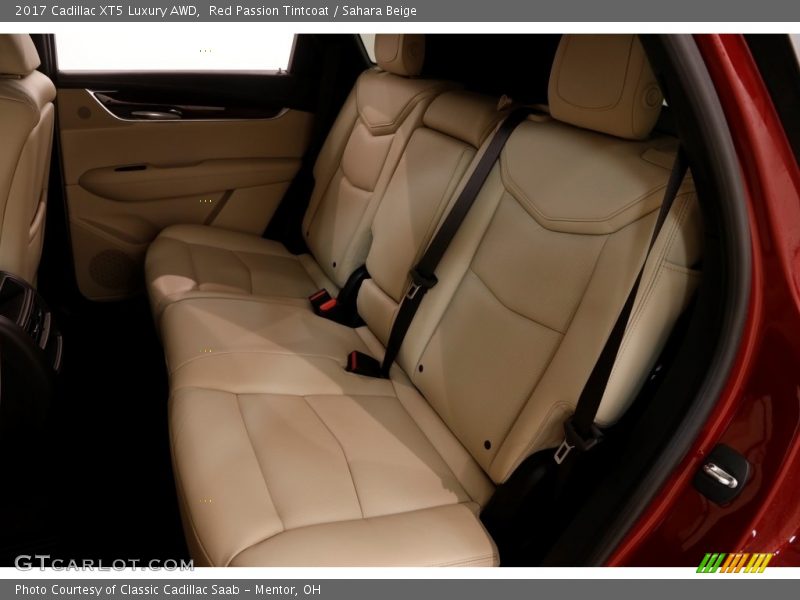 Red Passion Tintcoat / Sahara Beige 2017 Cadillac XT5 Luxury AWD