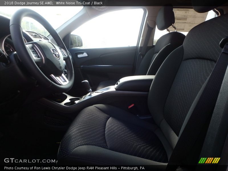 White Noise Tri-Coat / Black 2018 Dodge Journey SE AWD