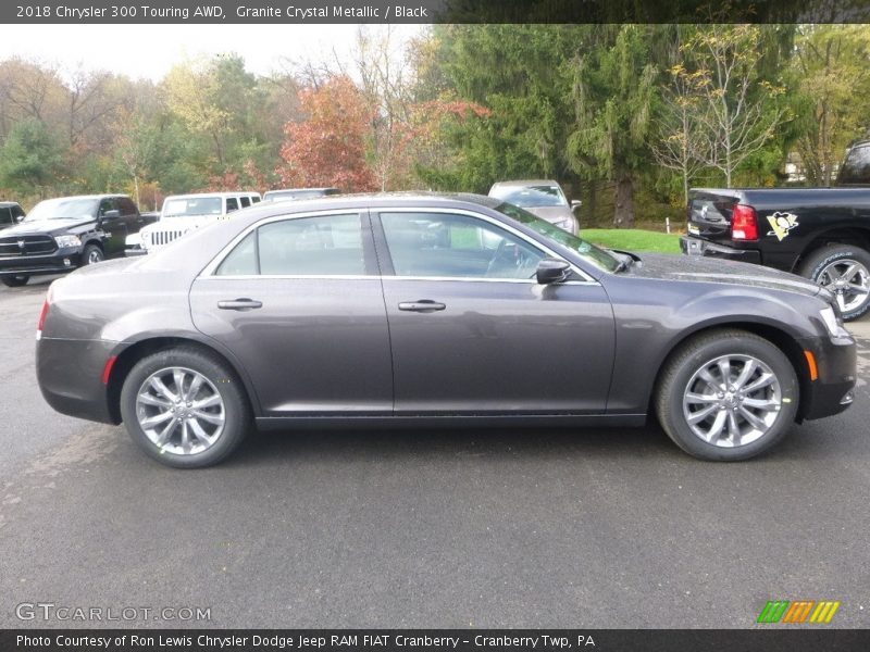 Granite Crystal Metallic / Black 2018 Chrysler 300 Touring AWD
