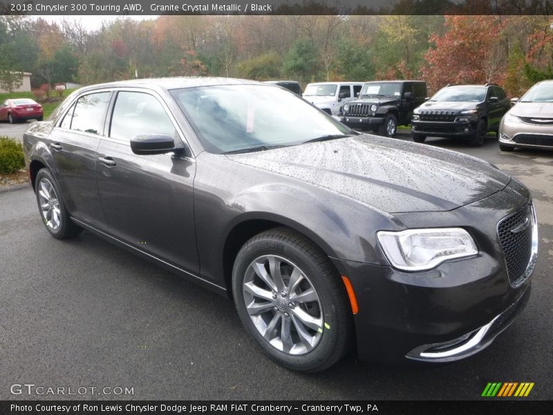 Granite Crystal Metallic / Black 2018 Chrysler 300 Touring AWD
