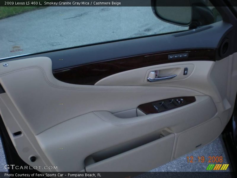 Smokey Granite Gray Mica / Cashmere Beige 2009 Lexus LS 460 L