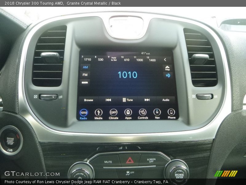Granite Crystal Metallic / Black 2018 Chrysler 300 Touring AWD
