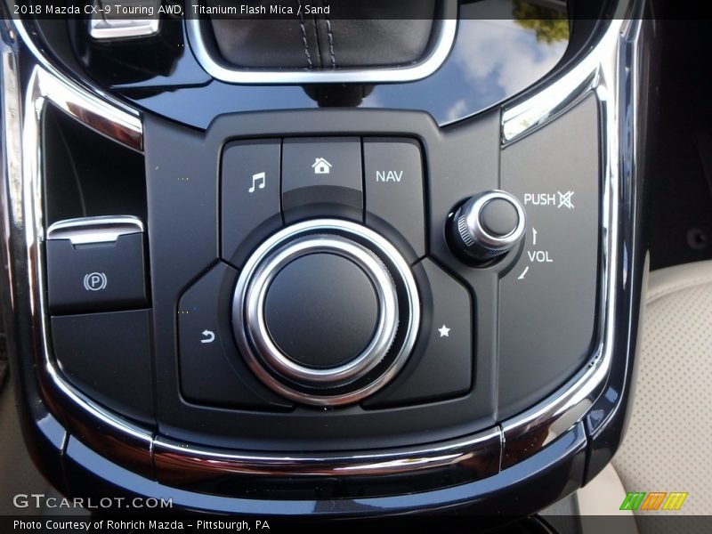 Titanium Flash Mica / Sand 2018 Mazda CX-9 Touring AWD