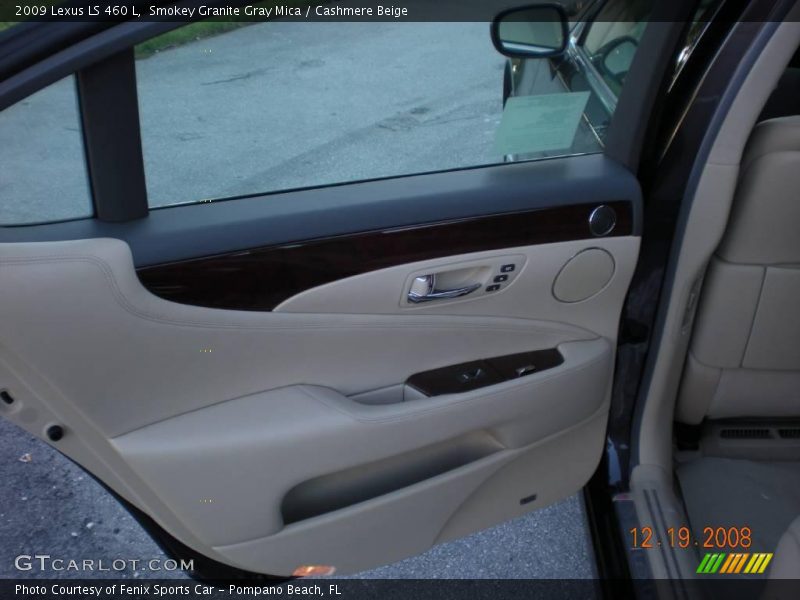 Smokey Granite Gray Mica / Cashmere Beige 2009 Lexus LS 460 L